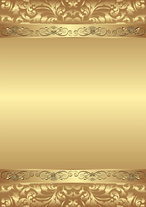 金色花纹纹理质感背景