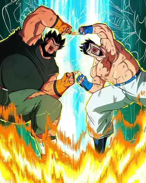 悟空和贝吉塔合体