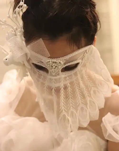 蒙面唱将男士面具 假面女凰威尼斯名媛蕾丝面纱面具私人派对舞会网红