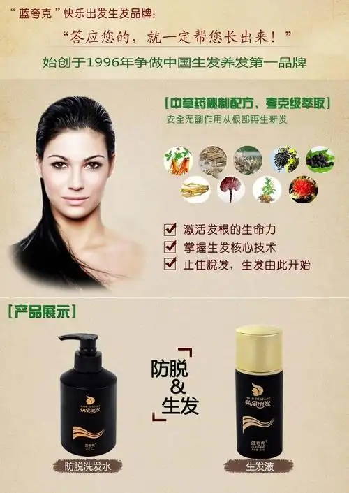 蓝夸克生发套组生发养发