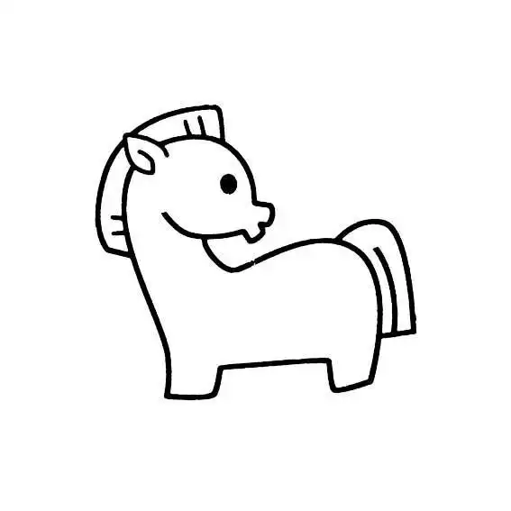 小马简笔画