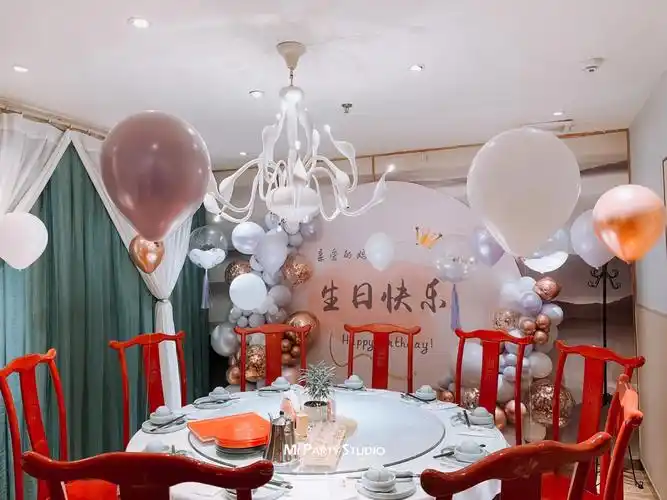 给妈妈布置的生日宴