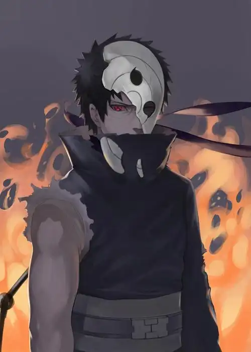 宇智波带土火影忍者帅气头像