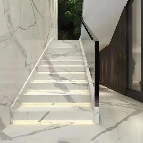 看完这35款大理石楼梯设计很很很难不心动