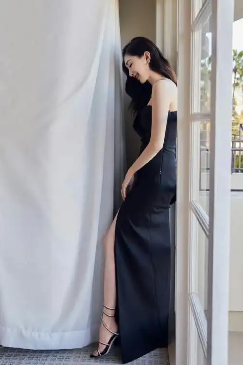 江疏影姐姐很有料啊 白到发光78