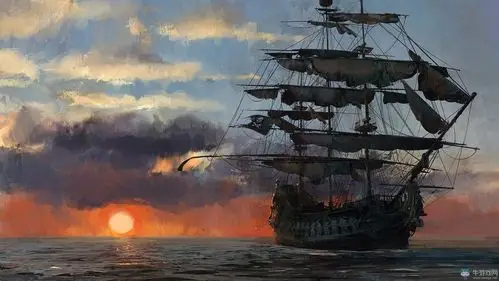 大航海时代 海战新作《骷髅与骸骨》全新原画欣赏_牛游戏网
