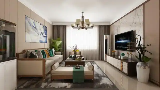 90㎡新中式装修风格|给你不一样的中国风!