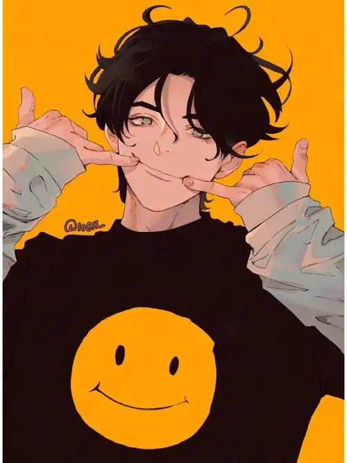 头像壁纸插画分享日系清新男孩子