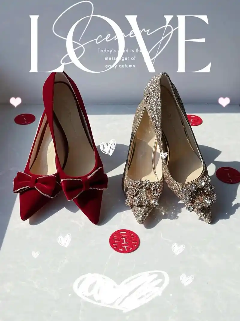 这不就是我梦中的水晶公主婚鞋吗!