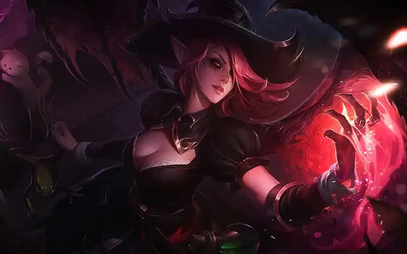 堕落天使 莫甘娜 魅惑女巫 皮肤浏览 skin spotlight