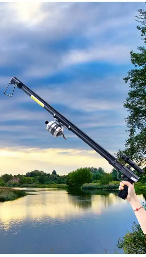新款射鱼神器高精度猎鱼抢鱼竿激光打鱼镖全自动专用发射器鱼镖箭捕鱼