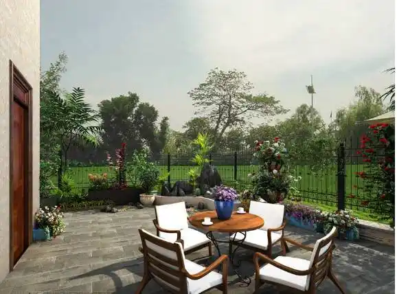 入户小花园设计样式,入户的第一眼一定要美