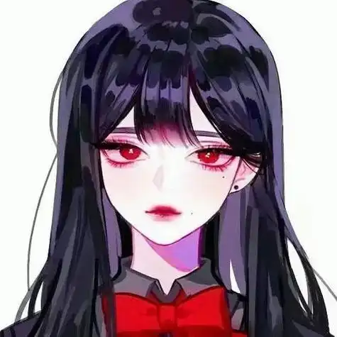 女生头像高冷霸气卡通冷酷霸气的动漫女孩头像