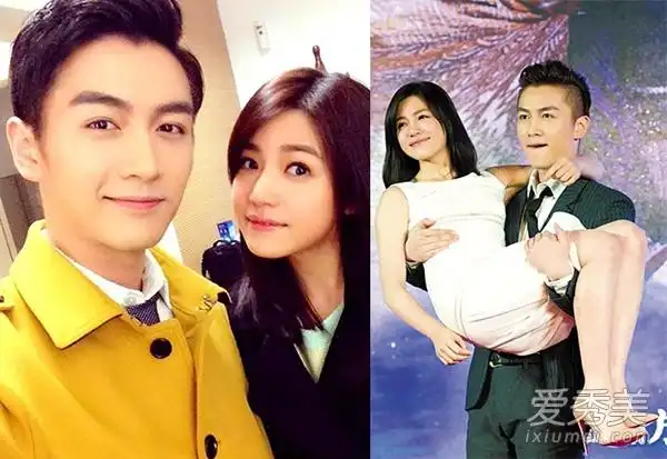 陈妍希(右)丶陈晓因合作「神雕侠侣」结缘擦出爱火.图/摘自陈妍希微博