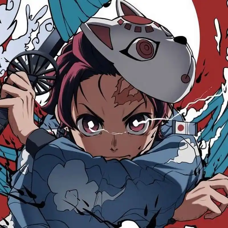 动漫# #鬼灭之刃# #头像# 好酷