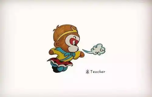 孙悟空骑着筋斗云的简笔画