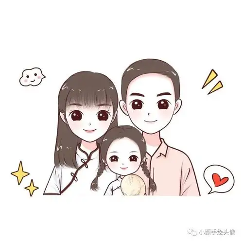 9月9日:一家三口头像第二波,总有你喜欢的!_腾讯新闻