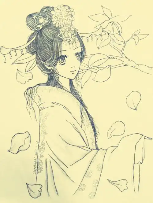 手绘| 零基础学画古风美女