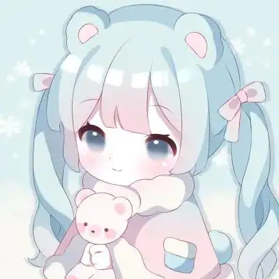 漫画小女孩图片可爱呆萌头像