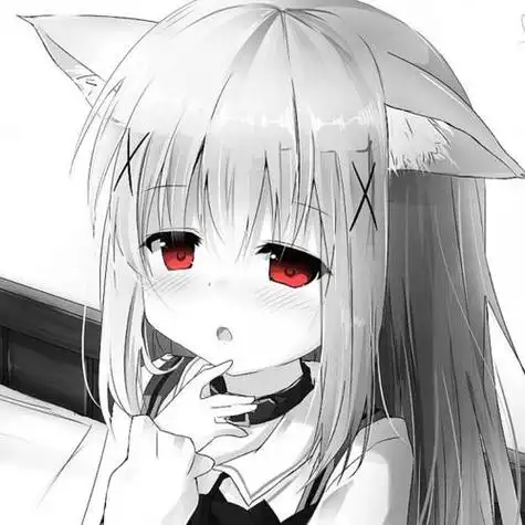 黑暗系女生动漫头像卡通动漫头像