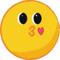 emoji表情表情包嘟嘴kiss