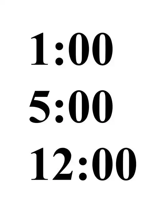 大班认识整点练习题