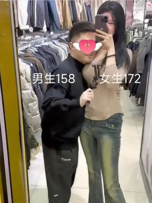 158男子与172女友甜蜜晒照,看到女生身材网友沉默了:输哪里了?