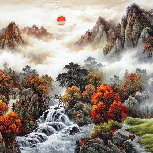 山水_国画--山水_装饰画_装饰作品_藏画网_中国书画交易网_画廊和艺术