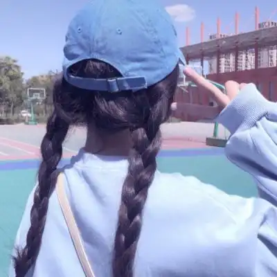 软锦:"双马尾软妹可爱背影头像"_女生头像_我要个性网