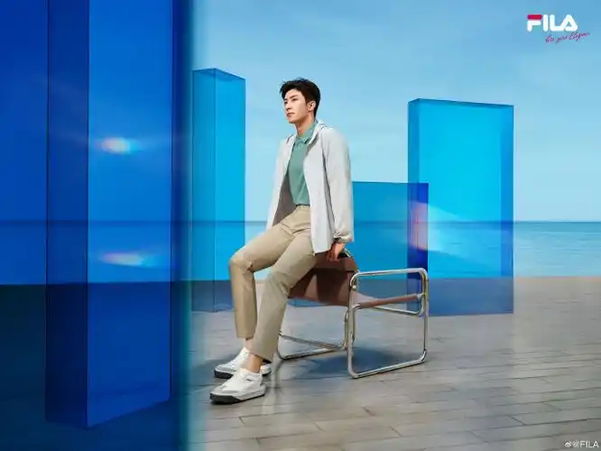 fila时尚运动代言人黄景瑜##fila精致商务