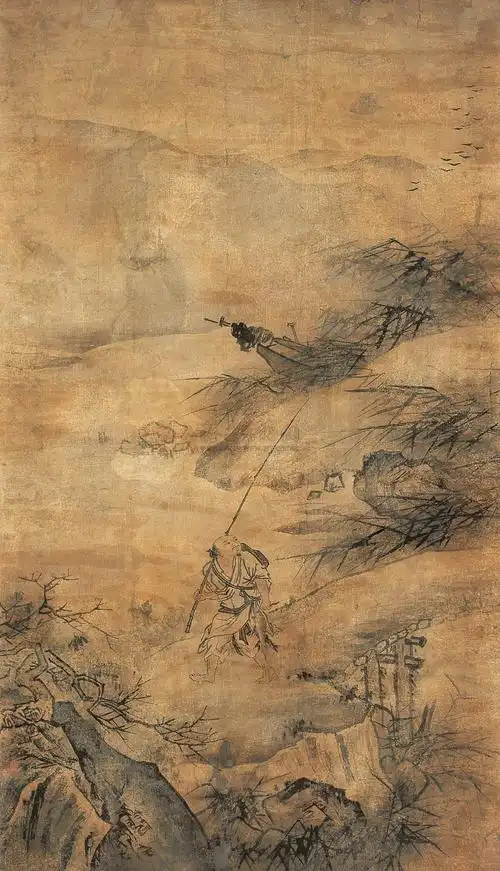 0094 渔父图 立轴