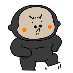 金小黑傻fufu第2弹 微信动态表情包