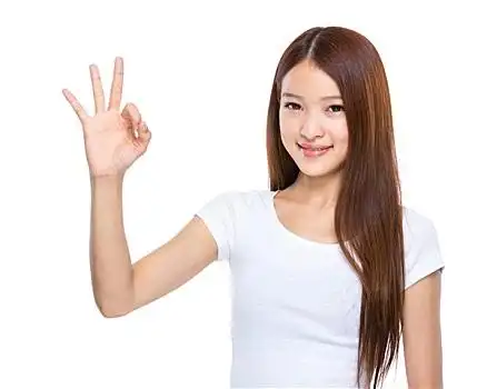 美女,ok,手势