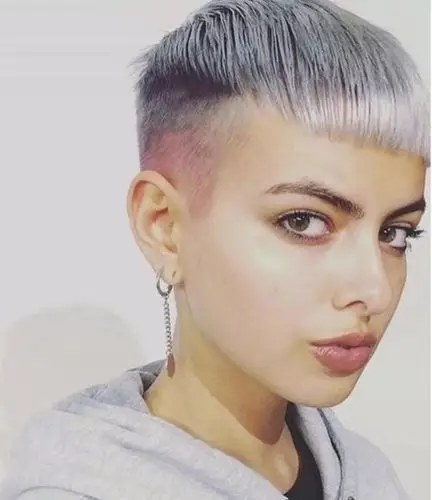 欧美风发型难驾驭那是你颜值不够高 高颜值小姐姐欧美风超短发简直不