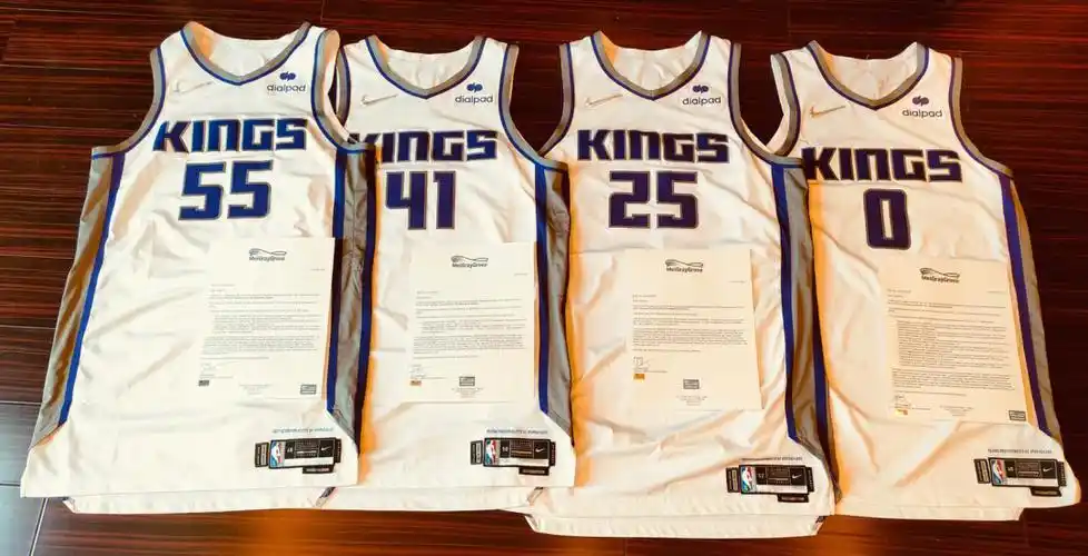 萨克拉门托国王队 21-22赛季game used球衣