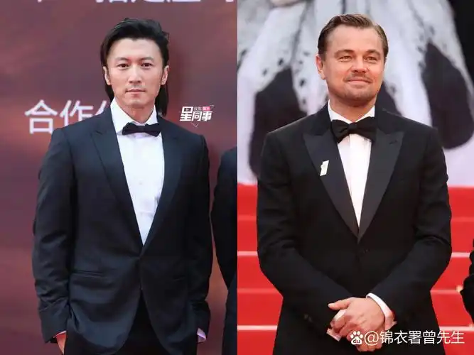 谢霆锋和小李子都以帅气著称,分别在华表和戛纳他俩都是穿的