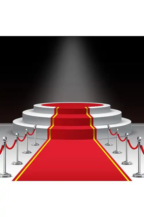 矢量简洁舞台背景元素设计