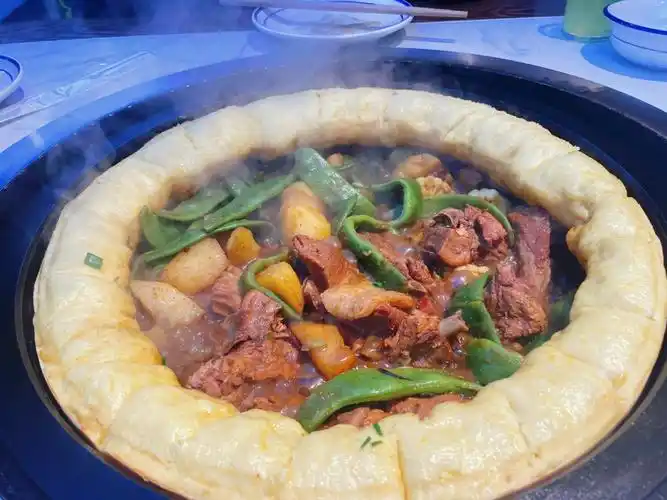 西安探店葳薇家小锅烀饼