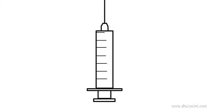 简笔画的画法图解分享到这里,查找更多针管简笔画,针管怎么画简笔画