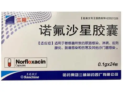 诺氟沙星胶囊氟哌酸价格对比哈药集团三精制药四厂