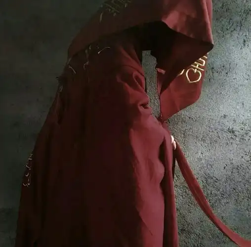 白衣去,红衣归.