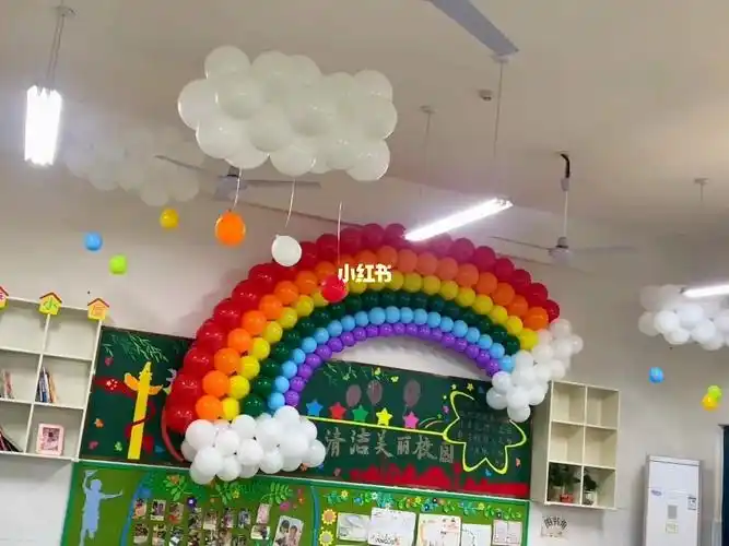 六一教室气球不会