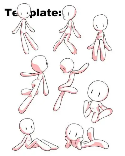 q版人物的画法码住拿去练习啦