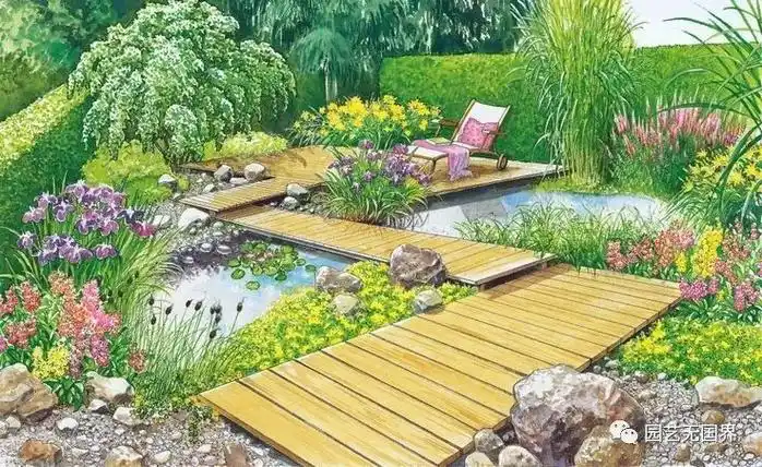 32款花园手绘,让笔尖勾画花园灵感!