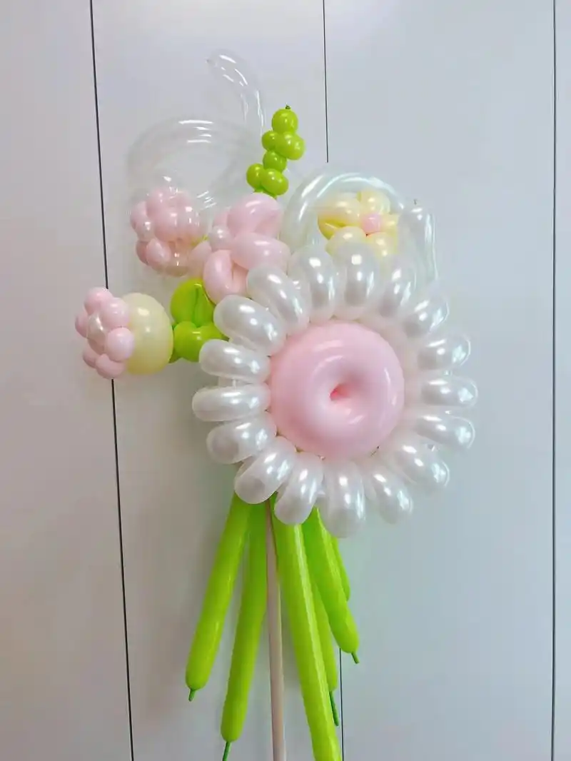 宝宝生日宴#平度南村气球派对 #气球派对布置 #手工制作气球 - 抖音