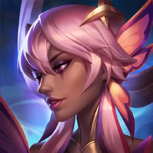 lol花仙子卡尔玛原画炫彩边框模型图标表情背景故事