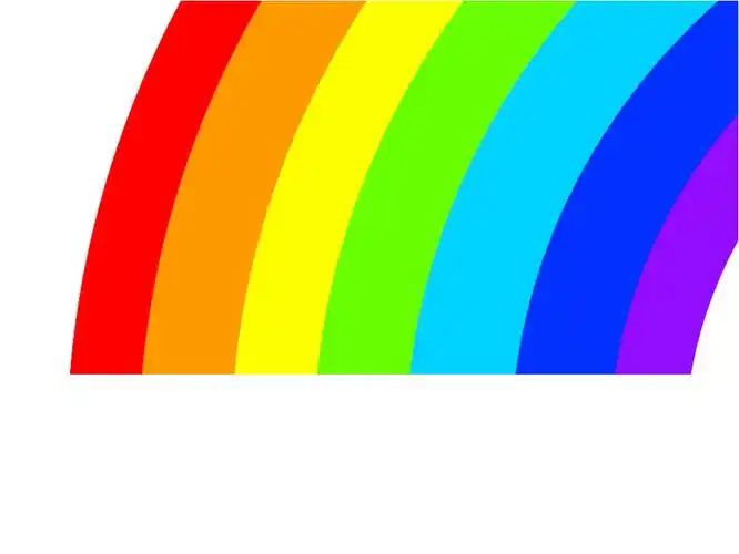 其它 一年级美术《七彩虹》 写美篇根据彩虹的颜色和形状,你还联想到