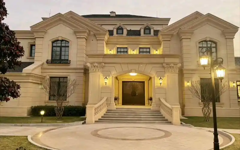 2000平米 独栋改造 法式外立面 奢华欧式内装