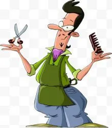 下载收藏 手绘卡通剃胡子男 600*600 5 17 下载收藏 卡通美女理发师