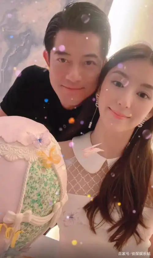 方媛晒夫妻合照秀恩爱,小鸟依人靠在郭富城怀中,甜称嫁给爱情